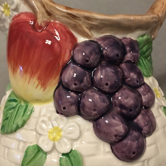 NWT Fitz and Floyd pitcher Fruit Design Pitcher - Picture 11 of 14